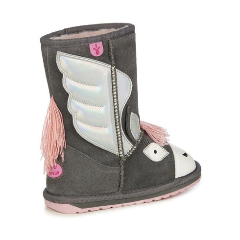 EMU Kids Pegasus Charcoal Wool Boot LAST ONE CLEARANCE